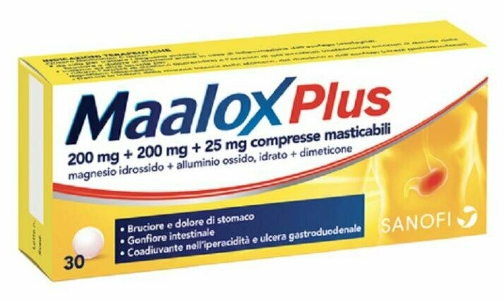 MAALOX PLUS 30 Compresse Masticabili