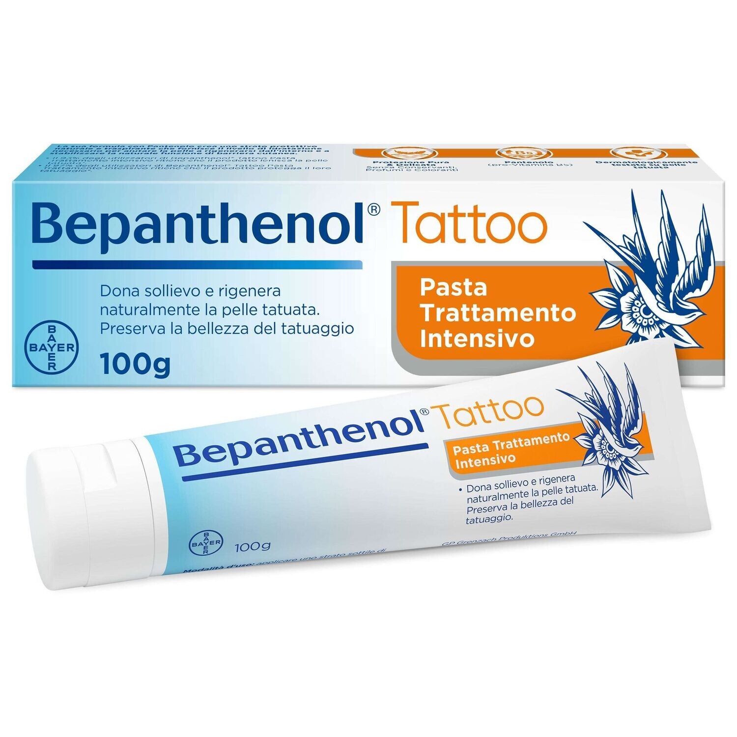 Bepanthenol Tattoo Pasta lenitiva 100 g