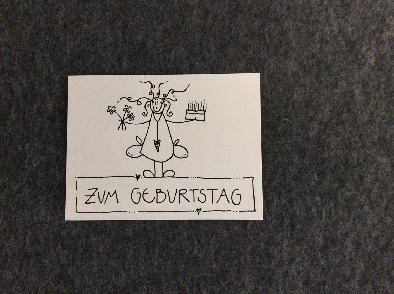 MINI KARTE ZUM GEBURTSTAG