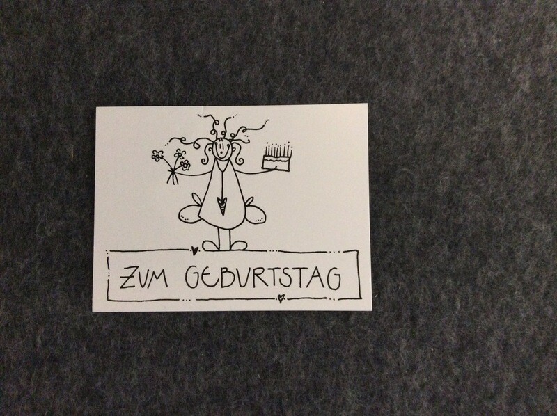 MINI KARTE ZUM GEBURTSTAG