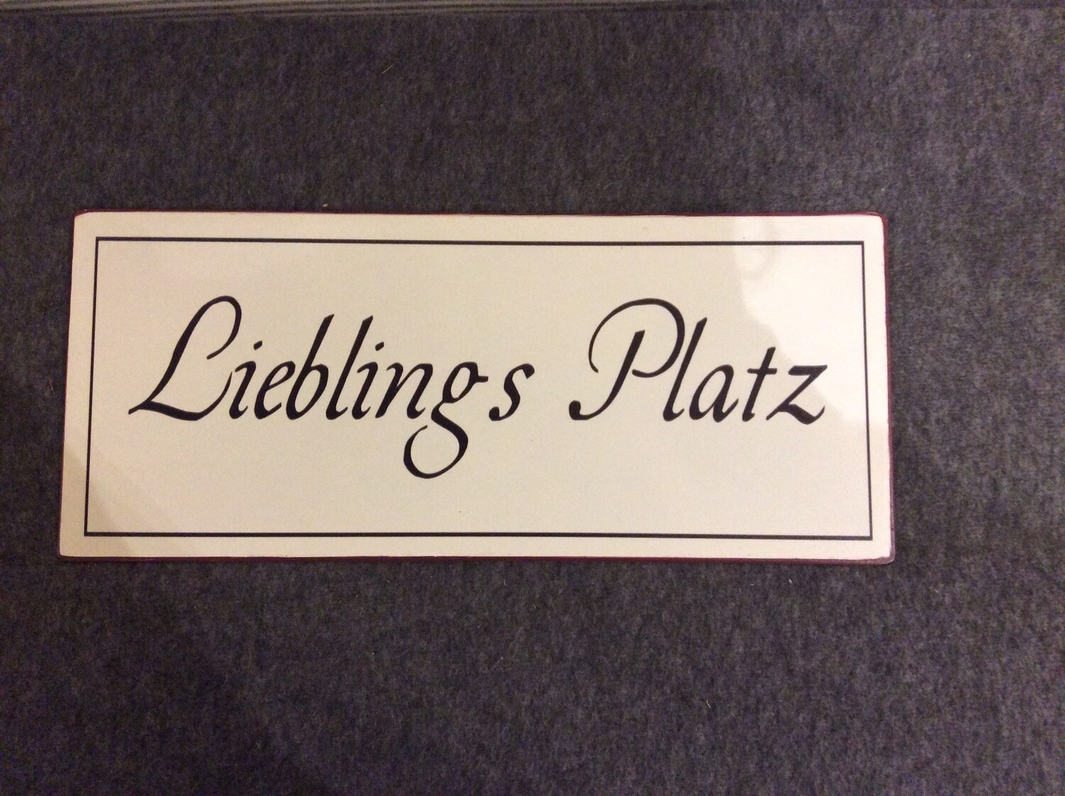 SCHILD MIT SPRUCH