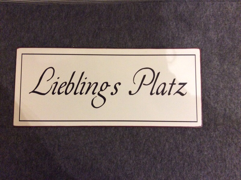 SCHILD MIT SPRUCH