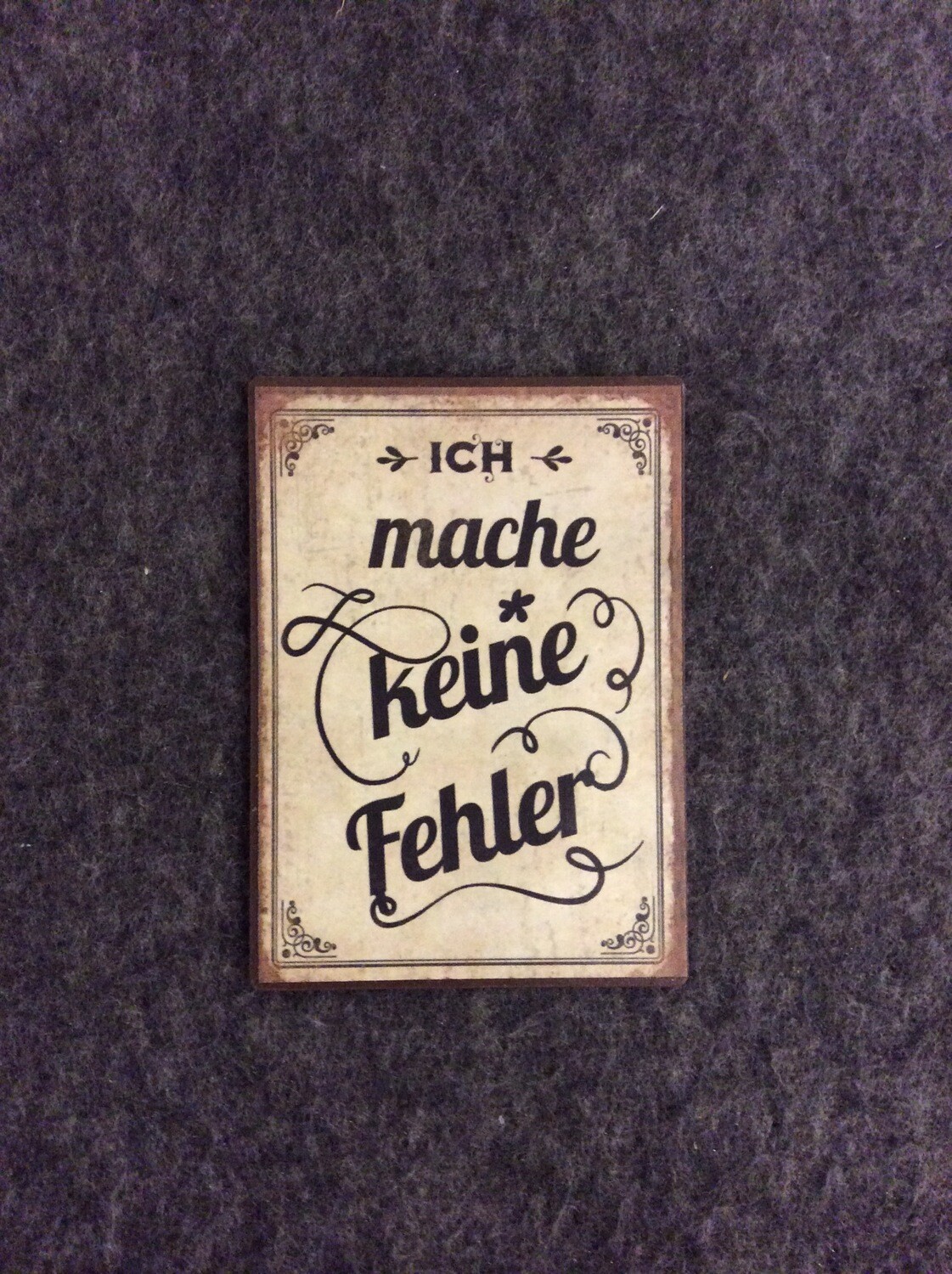 MAGNET MIT SPRUCH