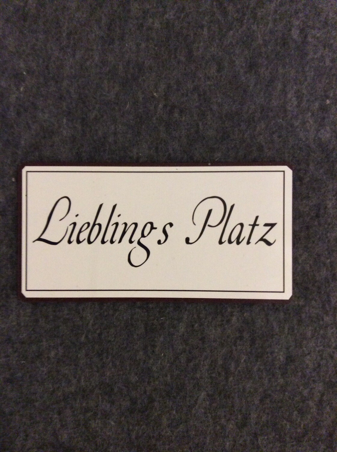 MAGNET MIT SPRUCH