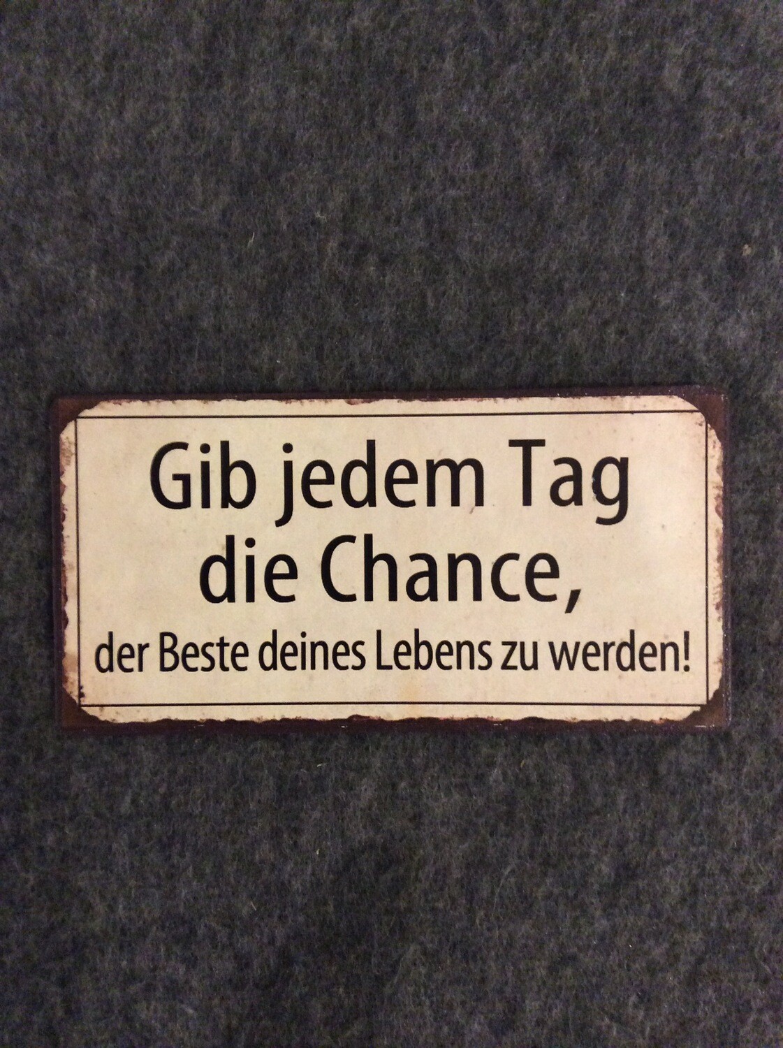 MAGNET MIT SPRUCH