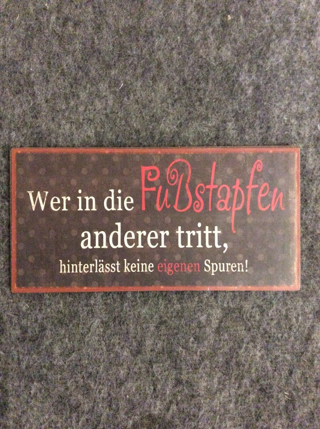 MAGNET MIT SPRUCH