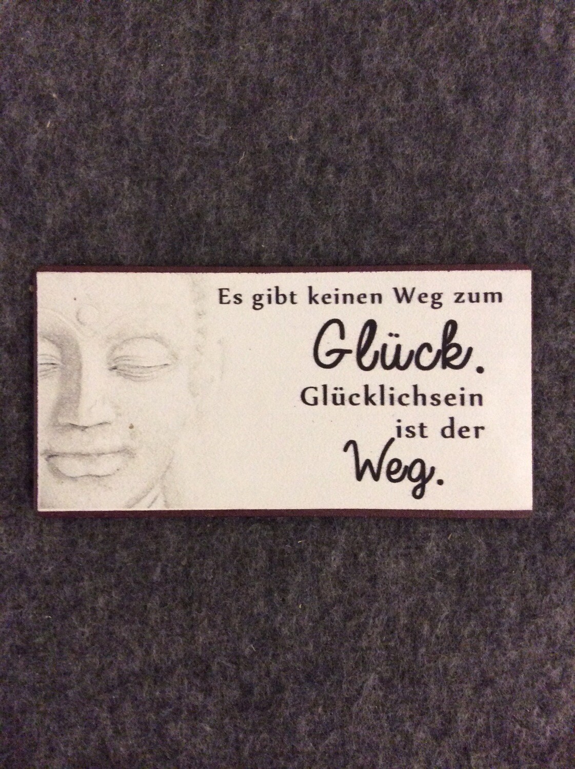 MAGNET MIT SPRUCH