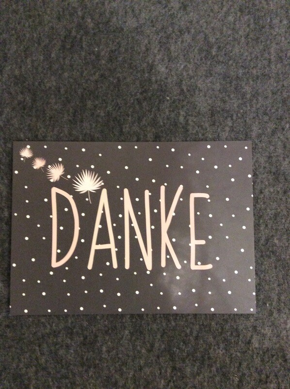 POSTKARTE DANKE