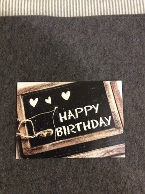 POSTKARTE HAPPY BIRTHDAY