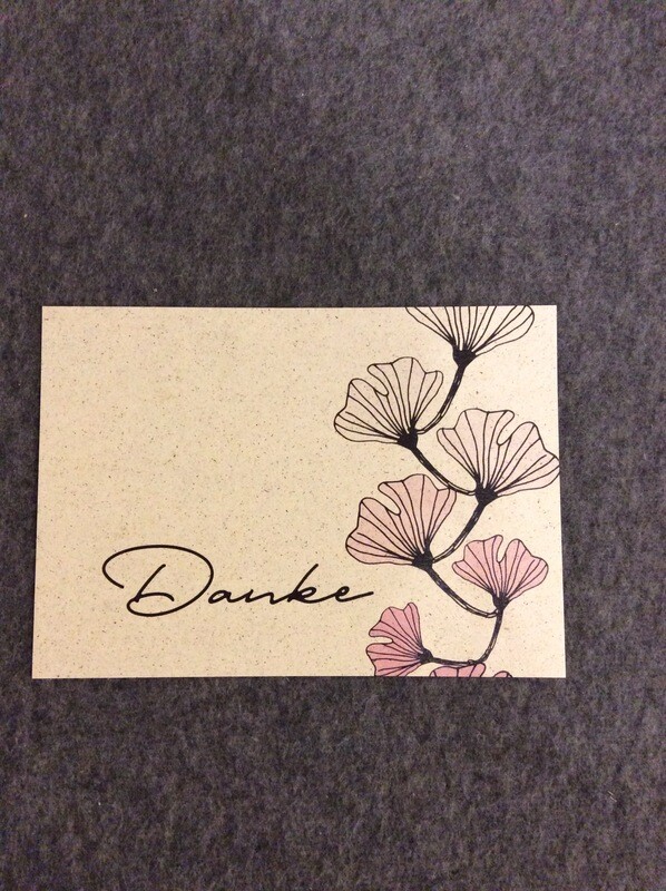 POSTKARTE DANKE