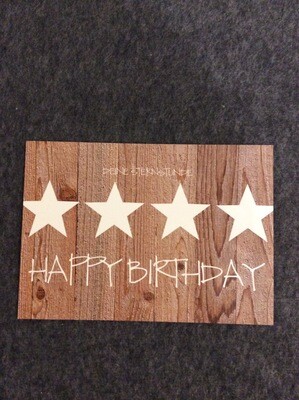 POSTKARTE HAPPY BIRTHDAY