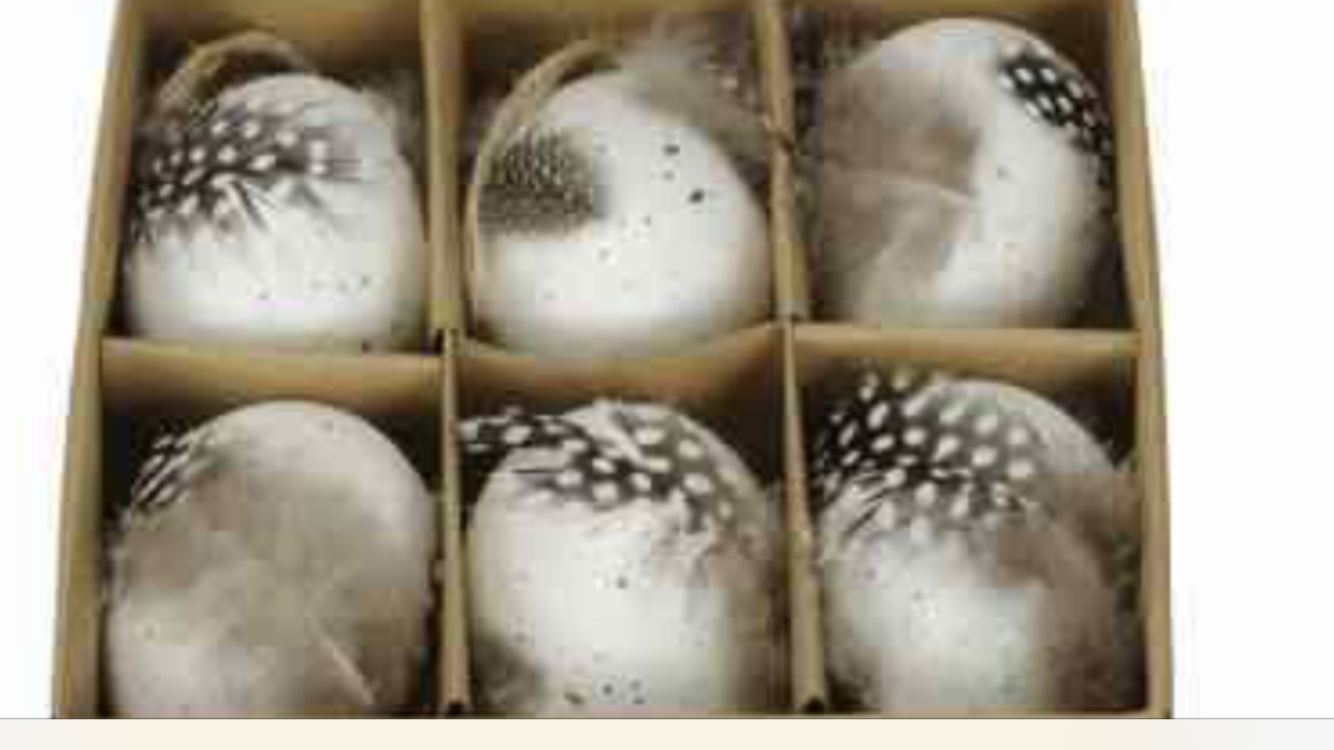 EI ZUM HÄNGEN MIT FEDER