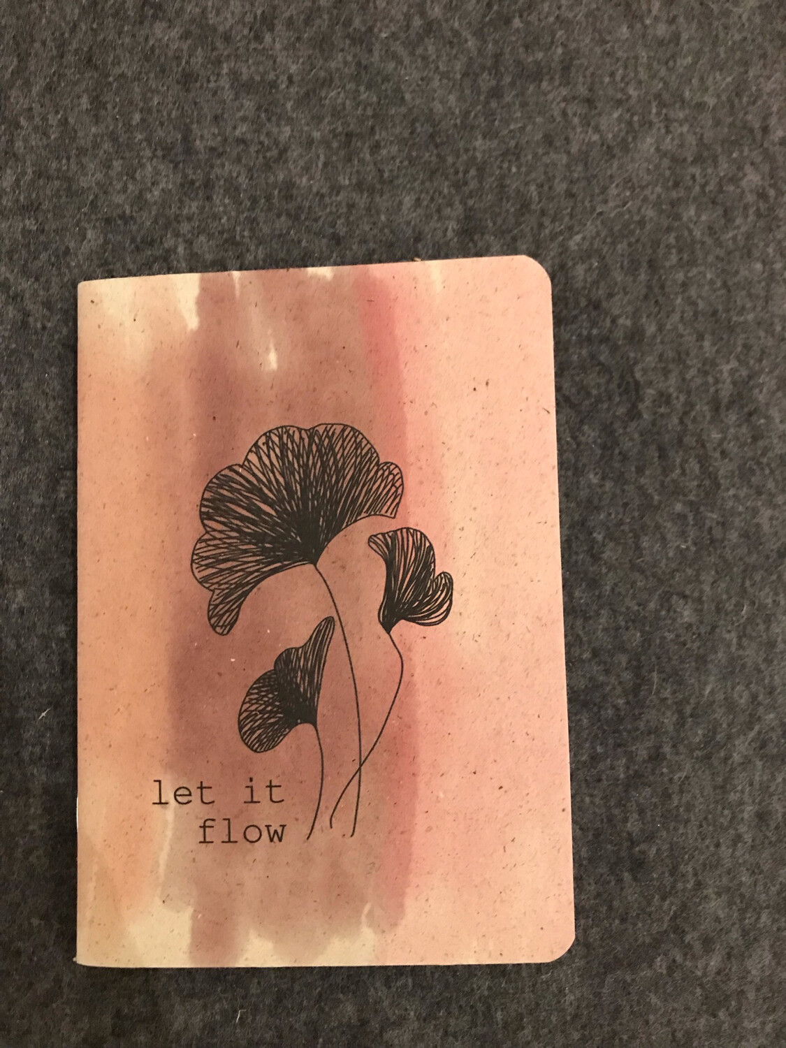 NOTIZBUCH MIT GINKGODESIGN