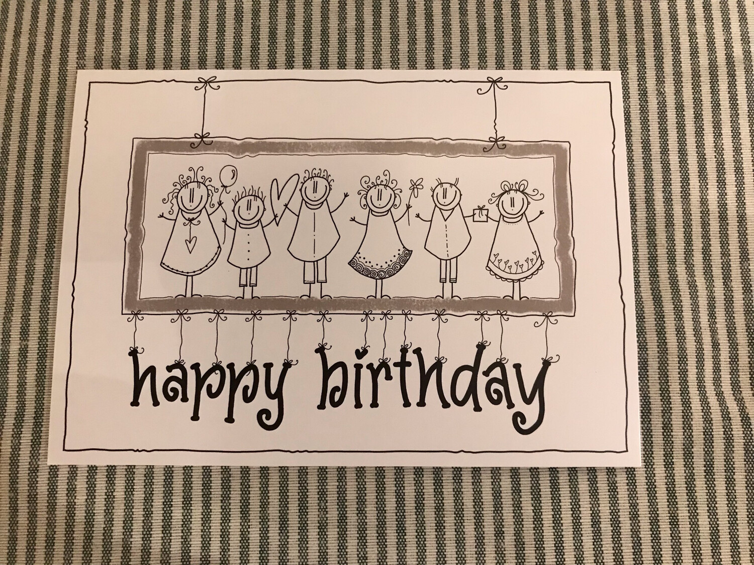 POSTKARTE HAPPY BIRTHDAY