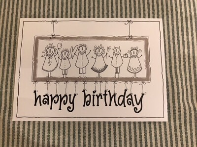 POSTKARTE HAPPY BIRTHDAY
