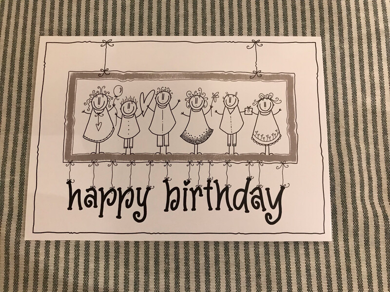 POSTKARTE HAPPY BIRTHDAY