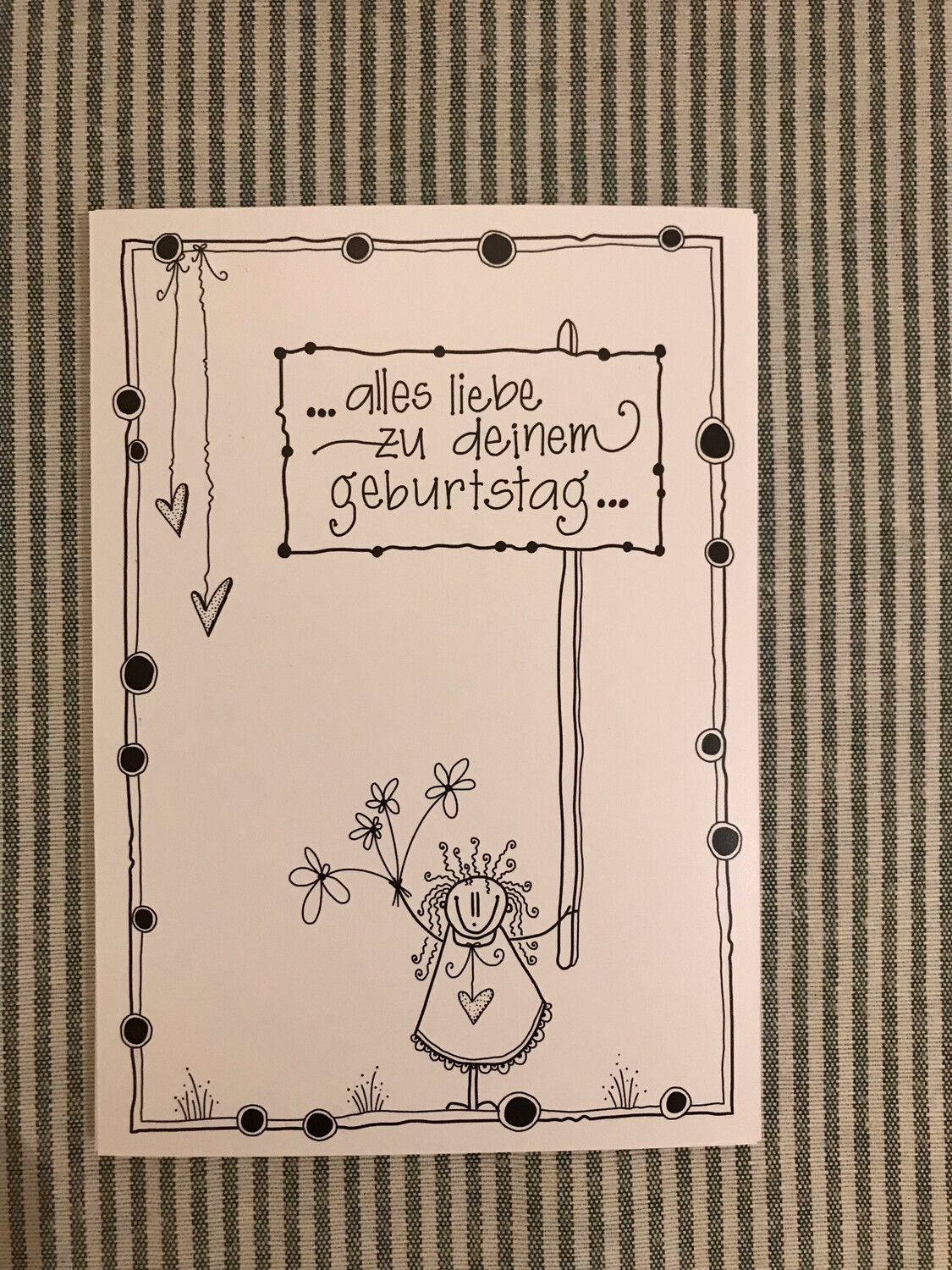 POSTKARTE ALLES LIEBE ZU DEINEM GEBURTSTAG