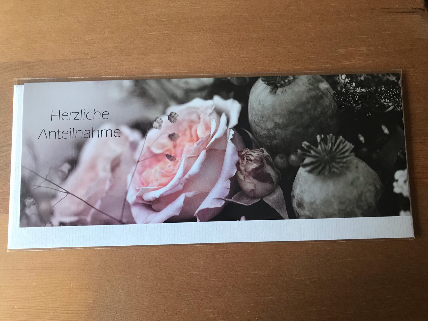 TRAUERKARTE HERZLICHE ANTEILNAHME