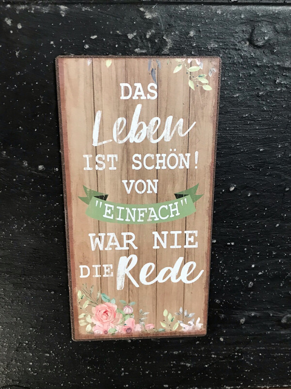 MAGNET MIT SPRUCH