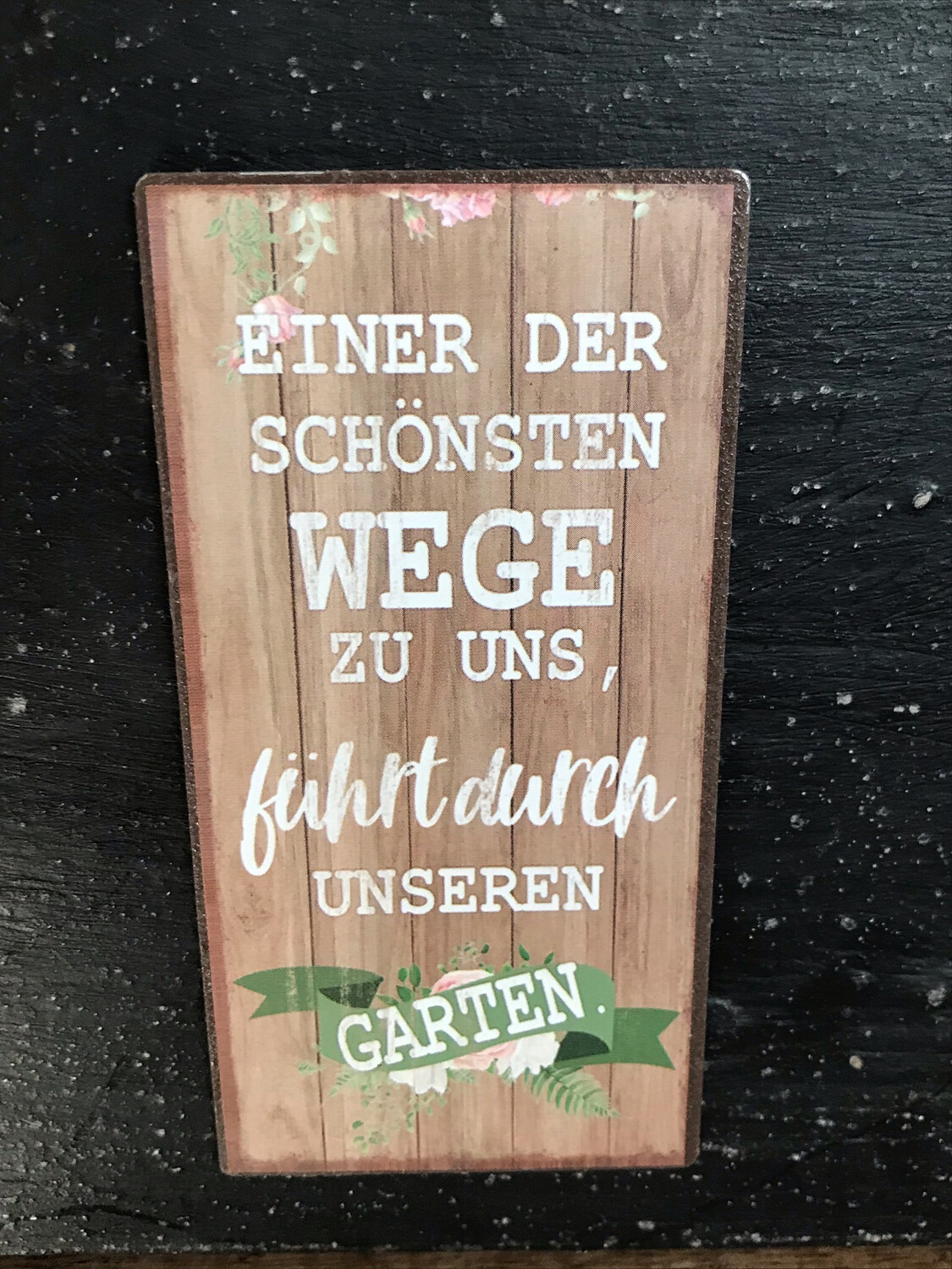 MAGNET MIT SPRUCH