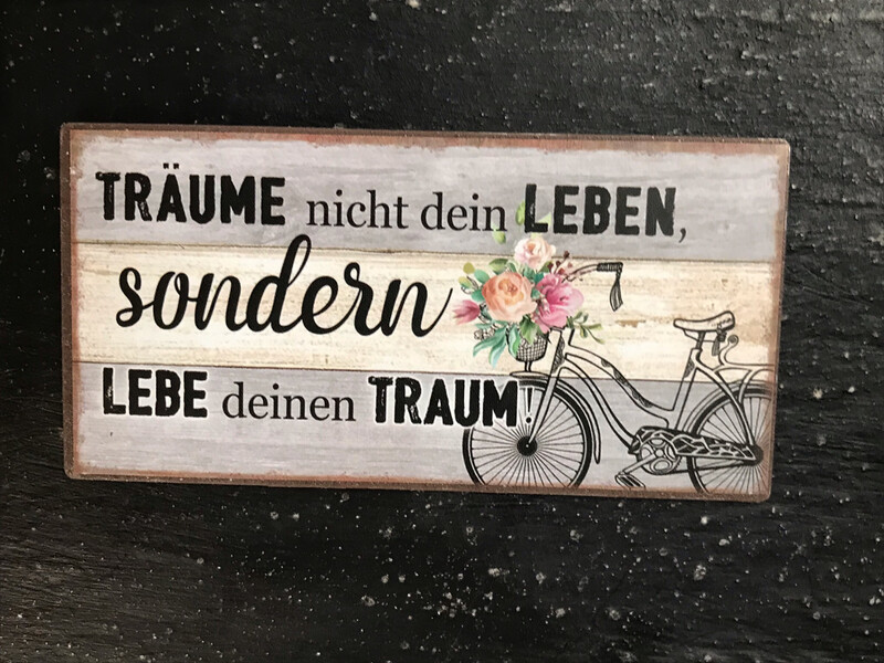 MAGNET MIT SPRUCH