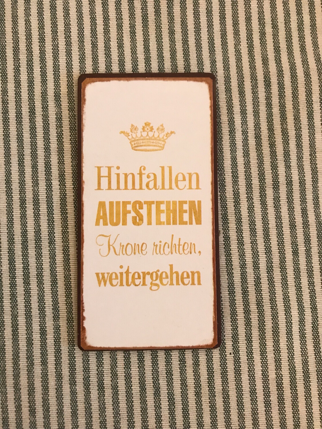 MAGNET MIT SPRUCH