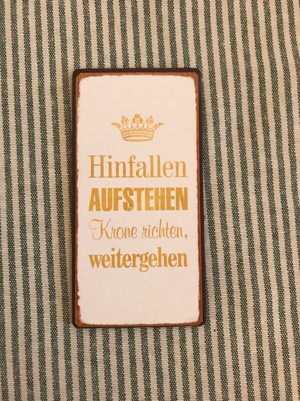 MAGNET MIT SPRUCH