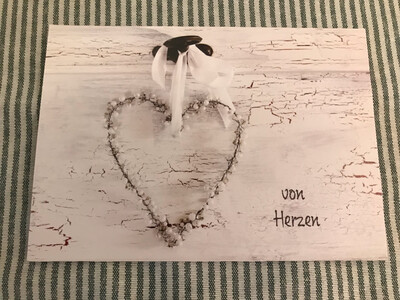 POSTKARTE VON HERZEN