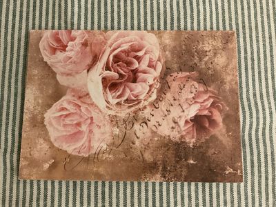 POSTKARTE IM ANTIKLOOK OHNE TEXT