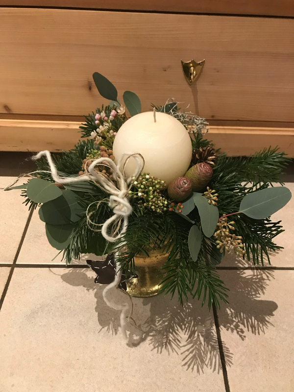 KERZEN GESTECK ELEGANCE