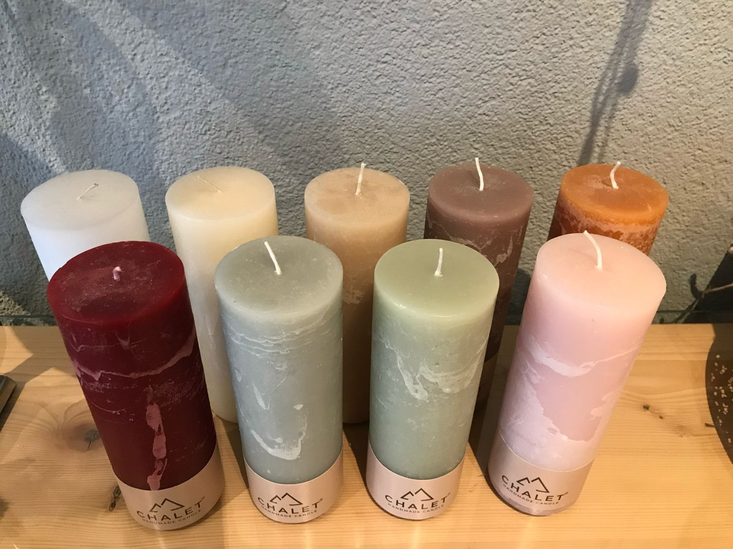 KERZE  RUSTIKA 20 CM HOCH