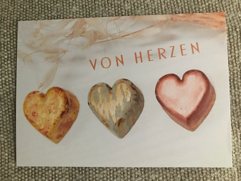 POSTKARTE VON HERZEN