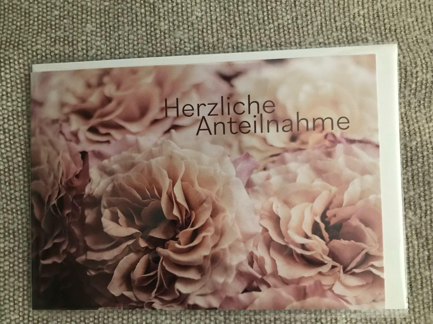 TRAUERKARTE HERZLICHE ANTEILNAHME