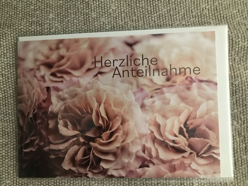 TRAUERKARTE HERZLICHE ANTEILNAHME