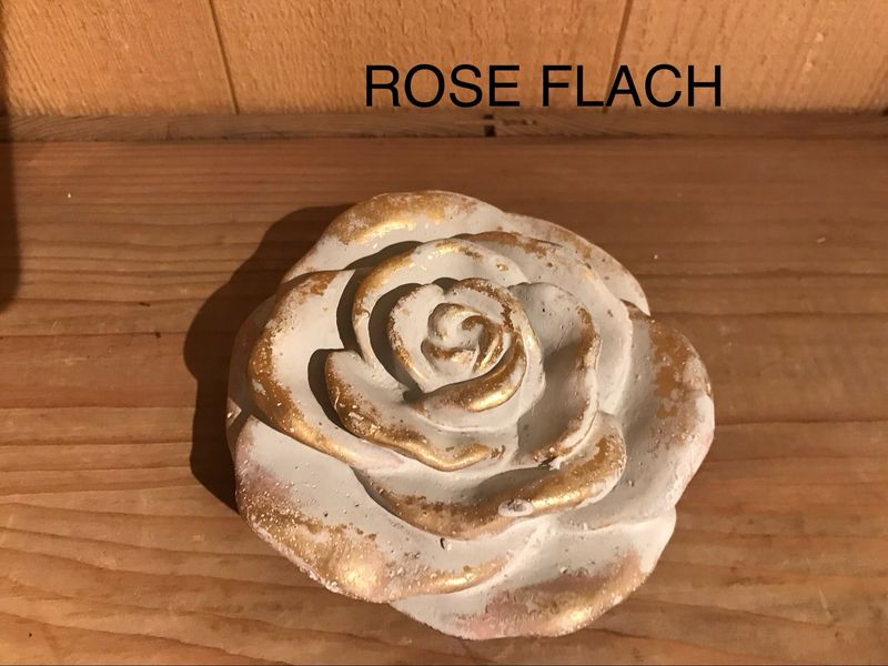 BETON ROSE MIT ANTIK GOLD