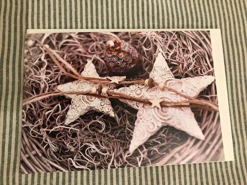 KARTE MIT WEIHNACHTSMOTIV