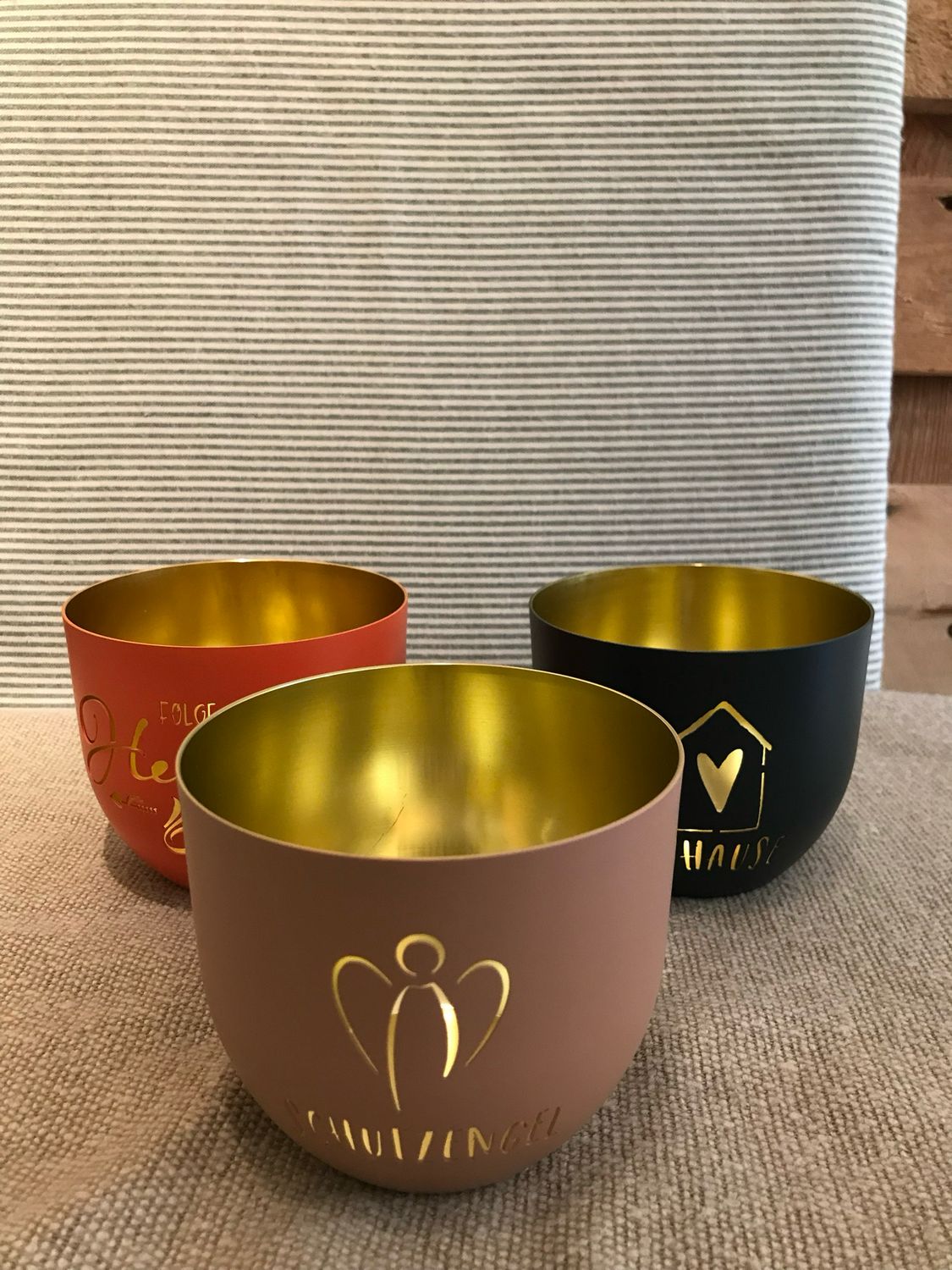 WINDLICHT MIT SPRUCH