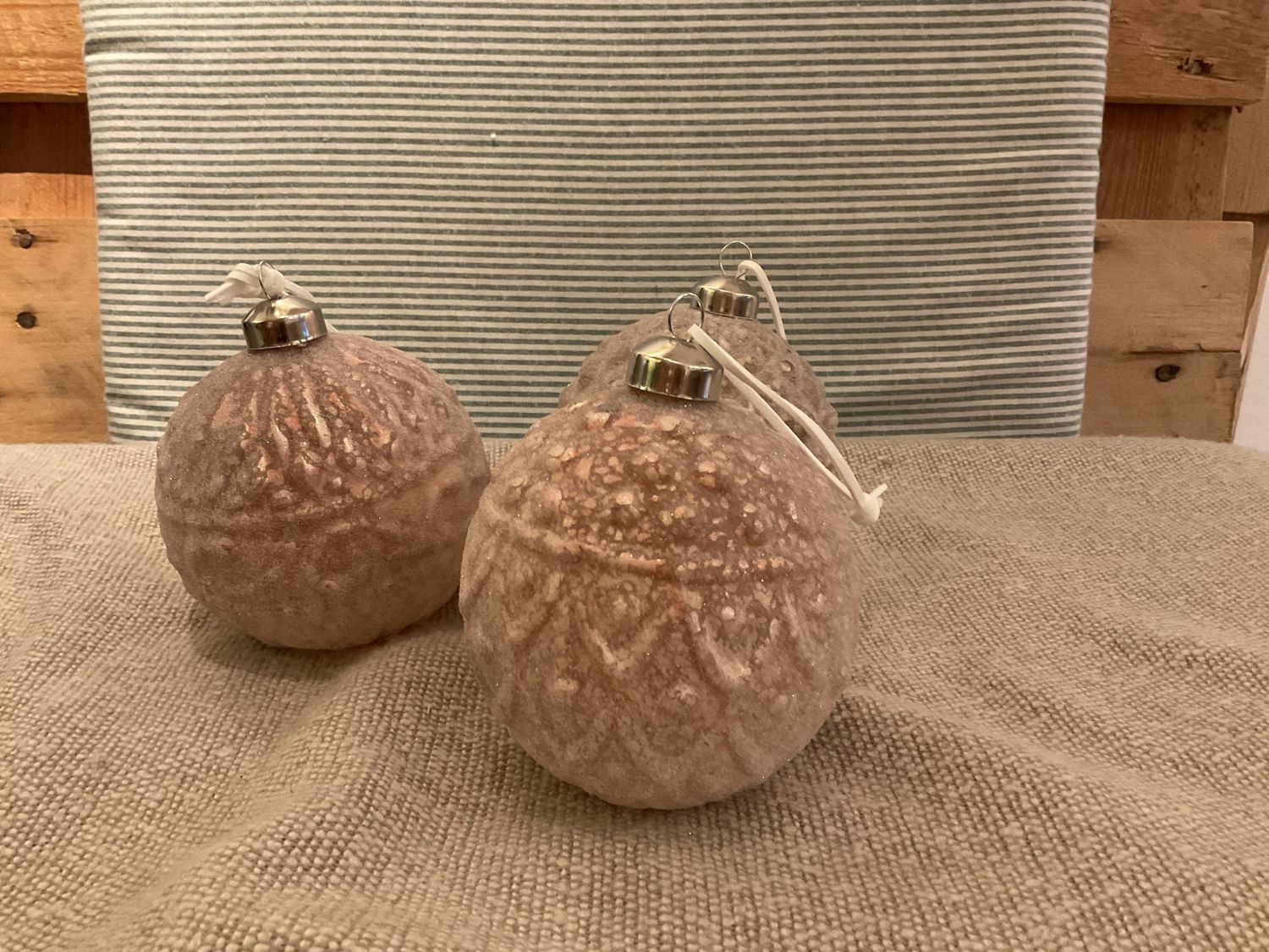 WEIHNACHTSKUGELMAUS GLAS ZUM HÄNGEN