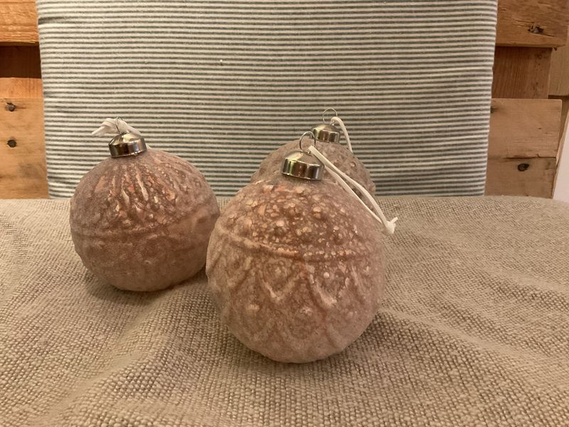 WEIHNACHTSKUGELMAUS GLAS ZUM HÄNGEN