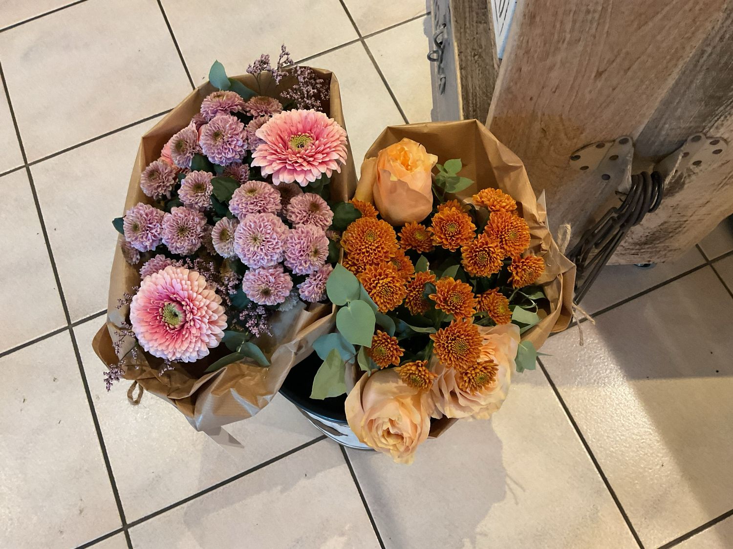 VINTAGE STRÜSSLI WOCHENANGEBOT / GEMISCHTER WINTERSTRAUSS MIT EUCALYPTUS