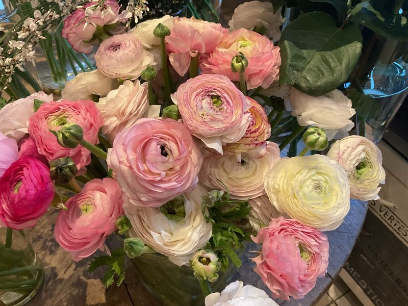 VINTAGE STRÜSSLI WOCHENANGEBOT / GEMISCHTER BUNTER FRÜHLINGSSTRAUSS