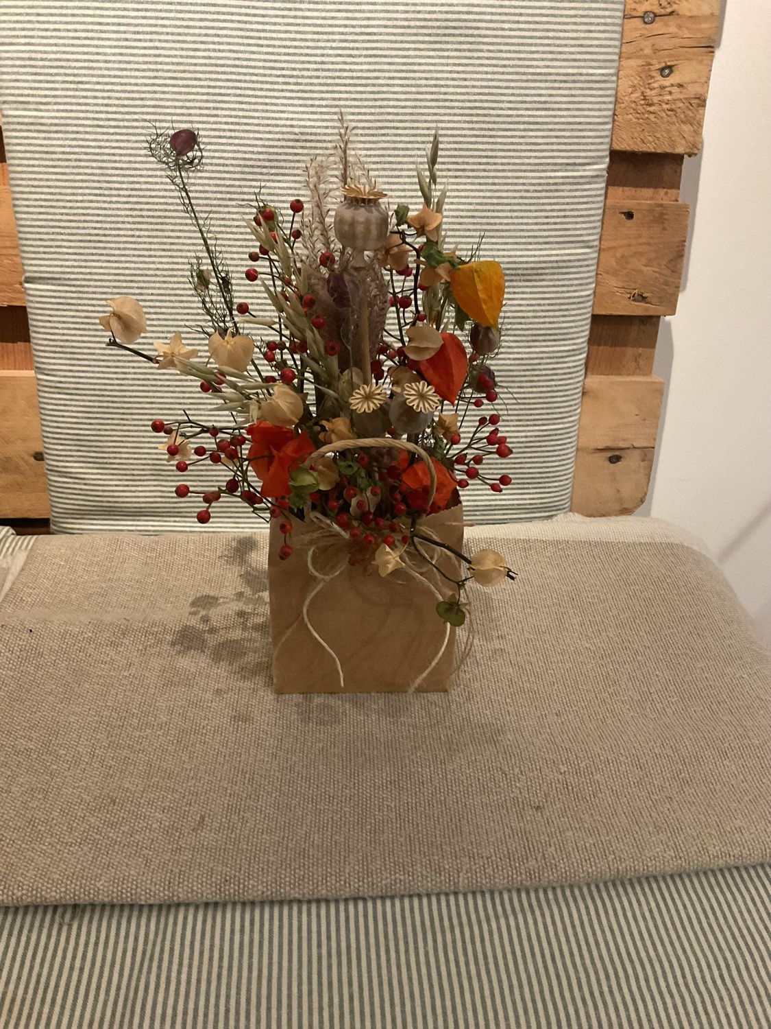 TROCKENBLUME - LIEBI / VINTAGE HERBST TÄSCHLI
