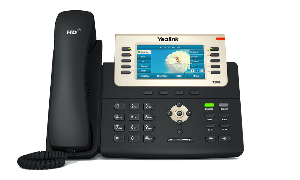 Yealink SIP-T29G Enterprise HD IP Phone with PoE, PSU