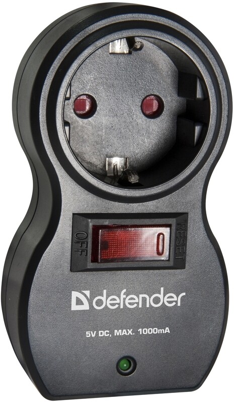 Surge protector Defender Voyage 100 1 outlet, 2 USB ports