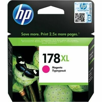 HP 178XL High Yield Magenta Original Ink Cartridge (CB324HE)