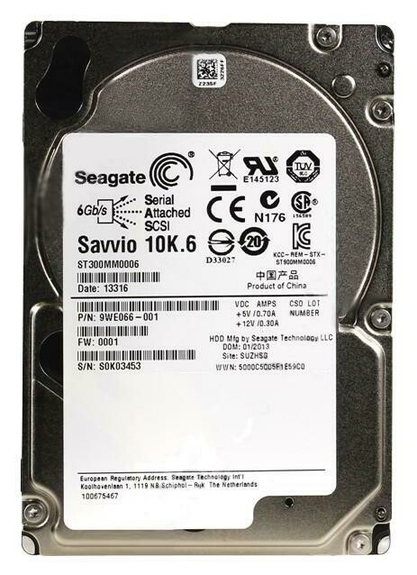 SEAGATE 300GB 2.5" SAS 10000rpm 64M