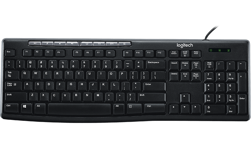 Logitech Keyboard K200 Media Keyboard