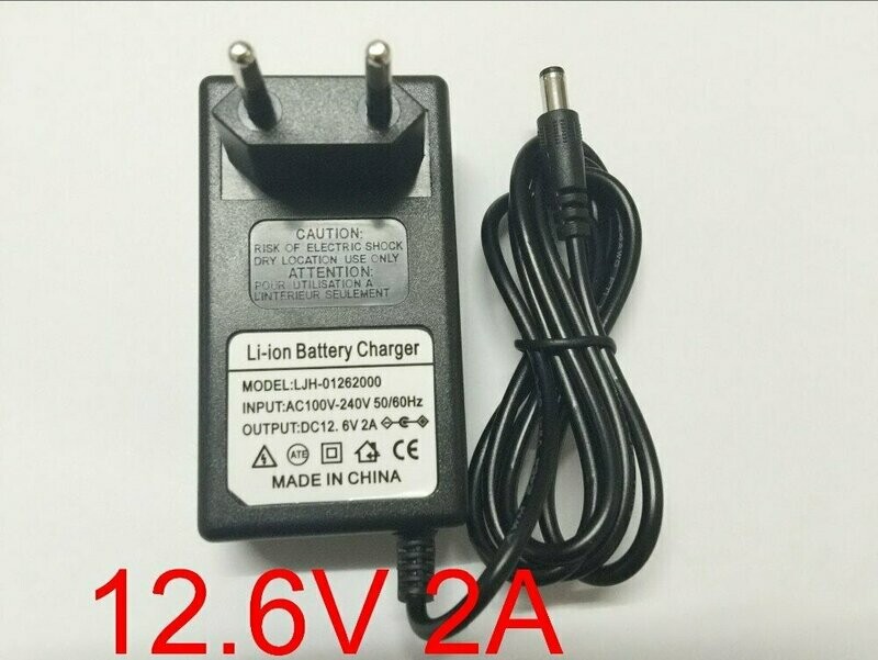 Charger 
12.6V 2A 
( Trojan Strobe Classic )