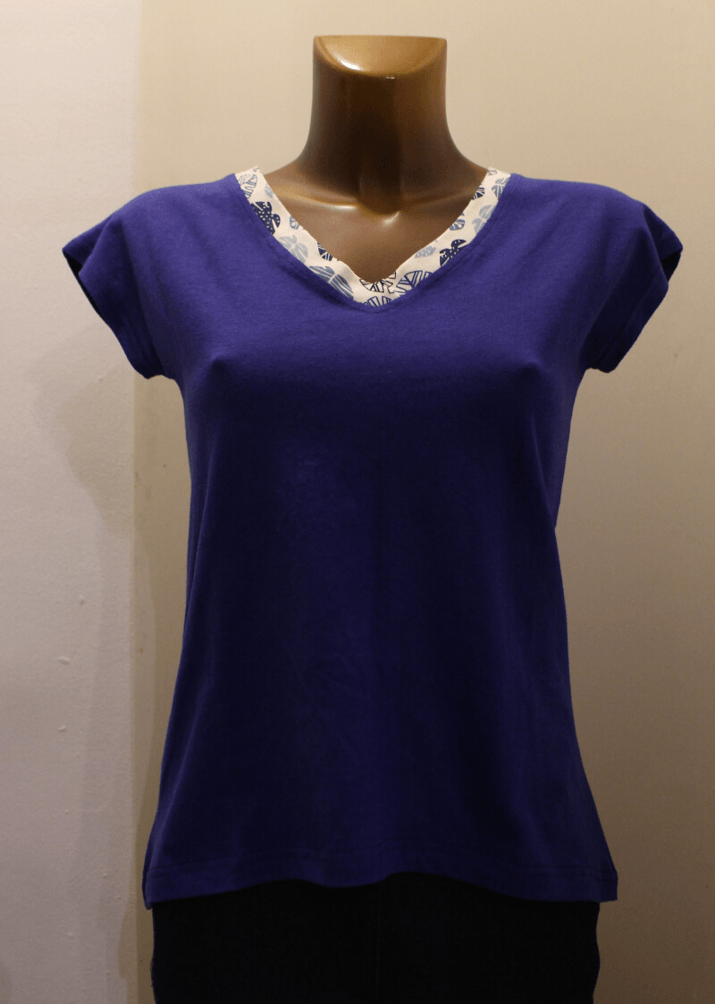 Top Lino Algodon Eco / Linen & Bio Cotton Top - L72