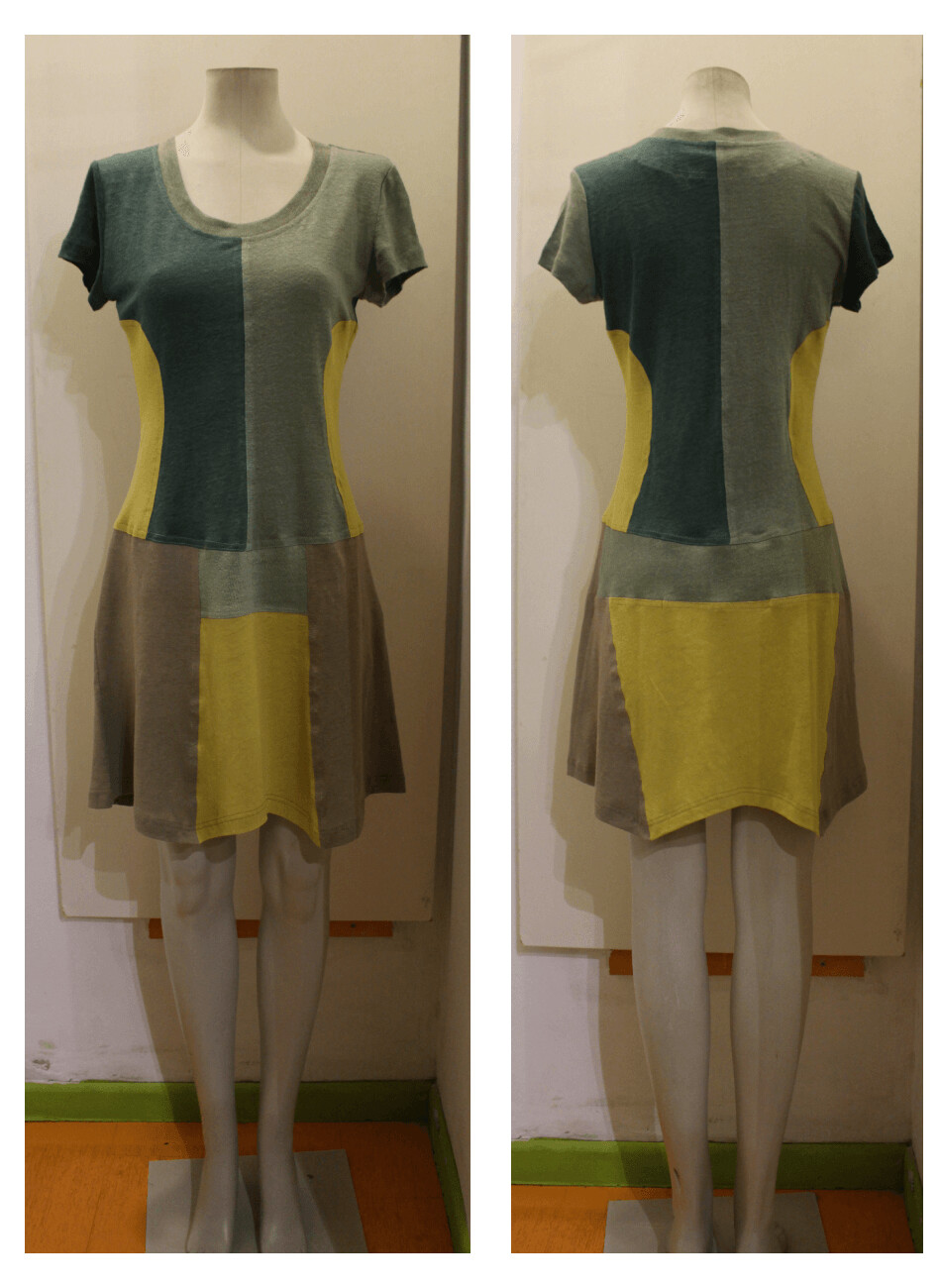 Vestido Lino Eco, Algodón Bio & Cáñamo / Eco Linen,  Bio Cotton & Hemp  Dress - L64